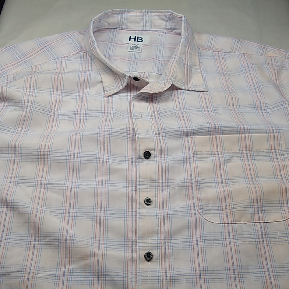 HB short sleeve casual button down